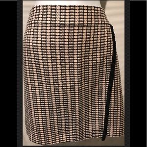 Jupe A-line J.Crew Taille 12 – Motif Diamant Rose Et Blanc, Doublée, Occasion Très Bon état